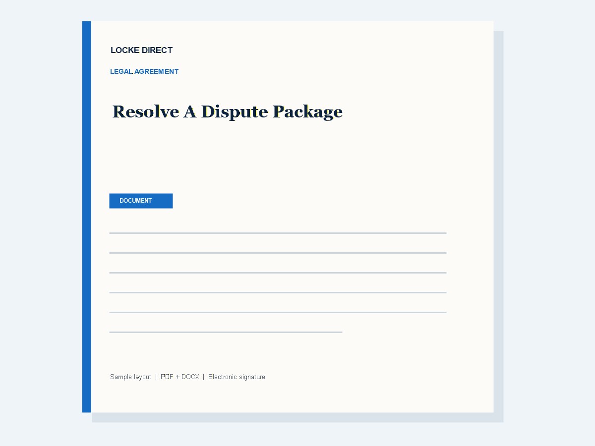 Demand Letter document preview